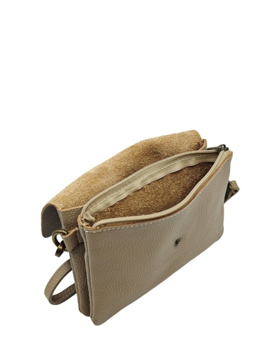 Soleil Chic Pochette bandoulière Camomille Large Taupe