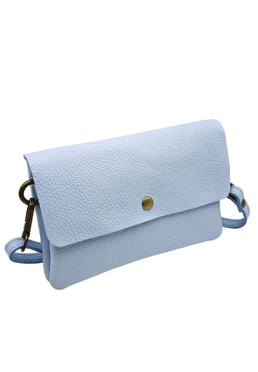 Soleil Chic Pochette bandoulière Camomille Large Bleu Ciel