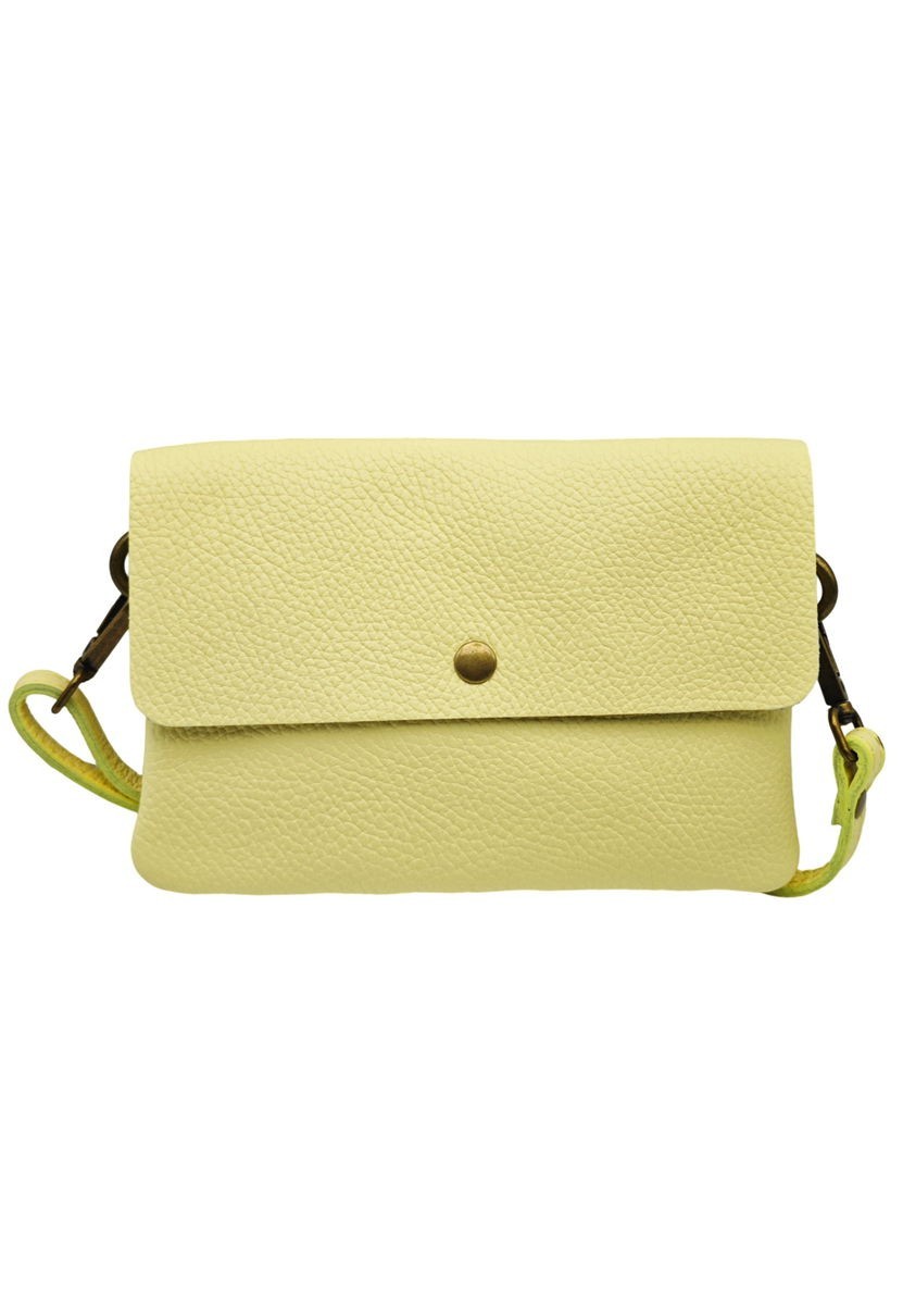Soleil Chic Pochette bandoulière Camomille Large Jaune Clair