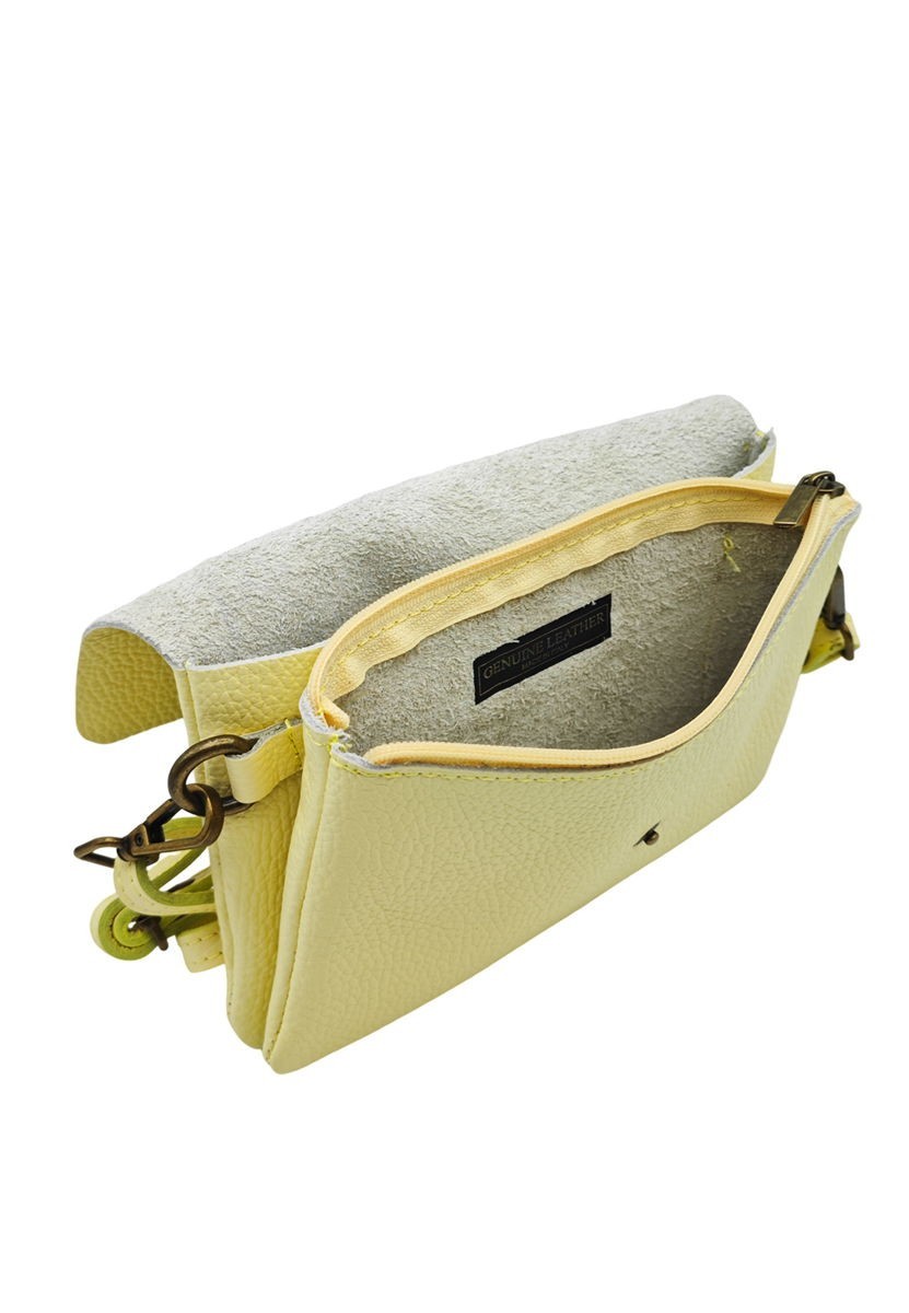 Soleil Chic Pochette bandoulière Camomille Large Jaune Clair