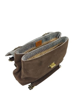 Mila Louise Sac à main PHILANA V TAUPE FUME