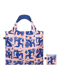 Sac RECYCLE Avec Pochette Zip Ladies and Vases - LOQI