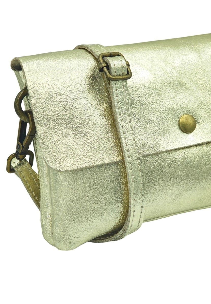 Soleil Chic Pochette bandoulière Camomille Large Noir Irise