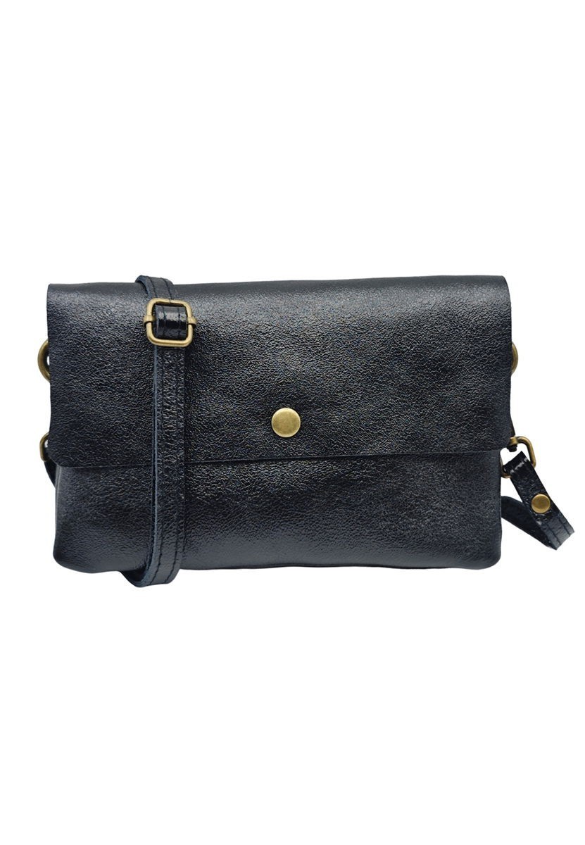 Soleil Chic Pochette bandoulière Camomille Large Noir Irise