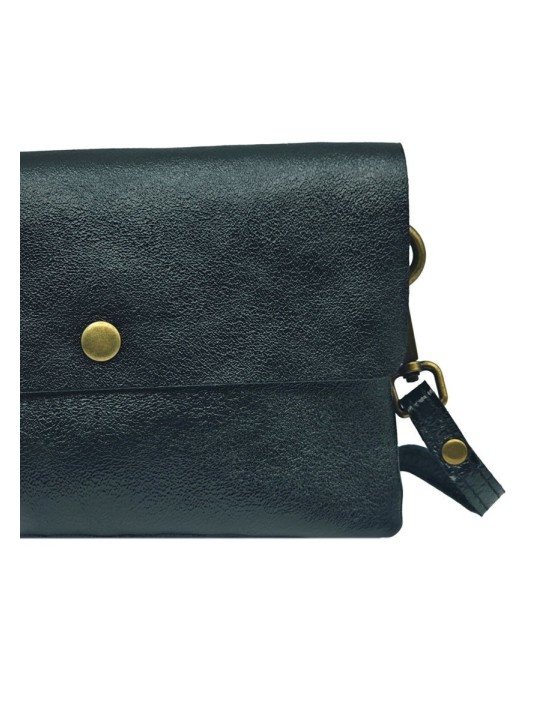 Soleil Chic Pochette bandoulière Camomille Large Noir Irise