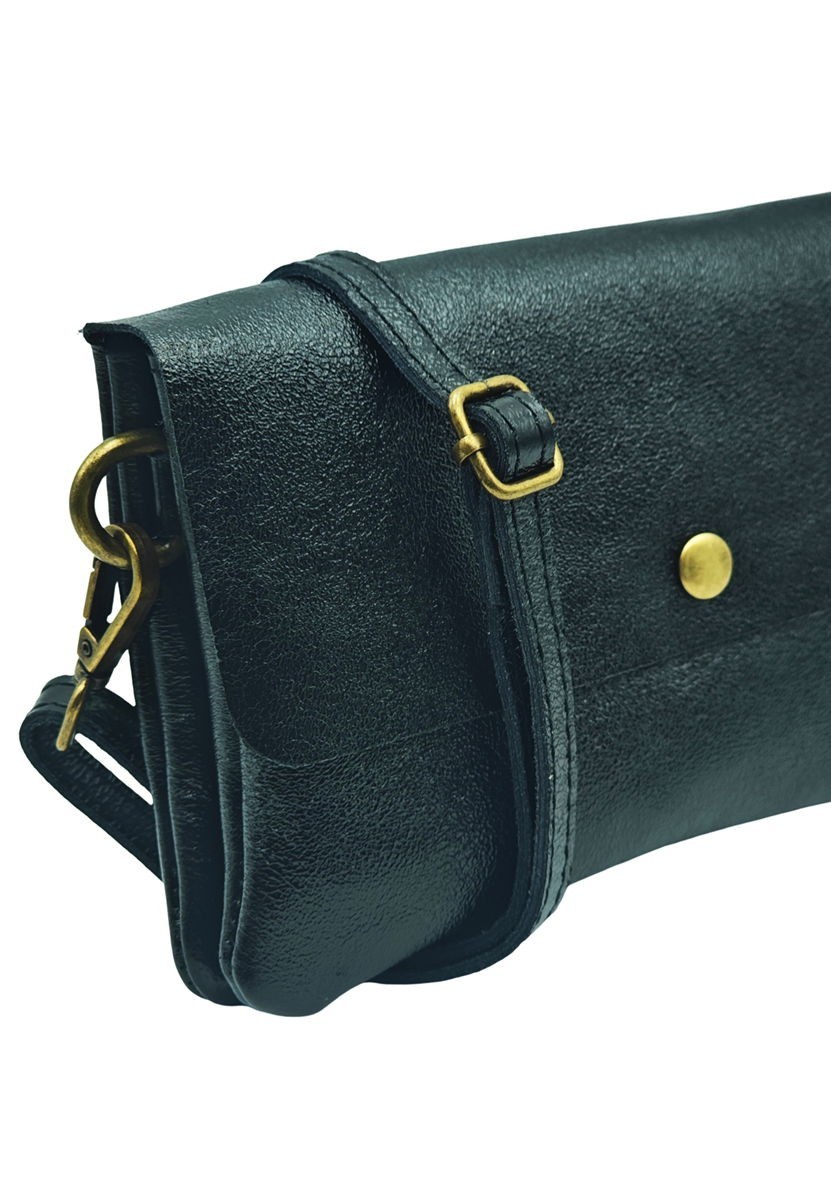Soleil Chic Pochette bandoulière Camomille Large Noir Irise