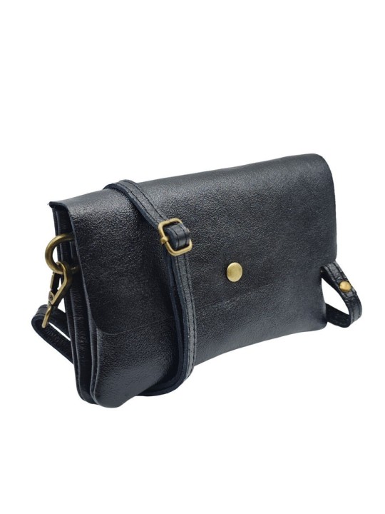 Soleil Chic Pochette bandoulière Camomille Large Noir Irise