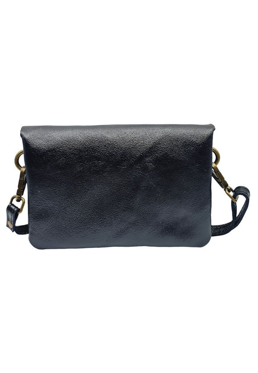 Soleil Chic Pochette bandoulière Camomille Large Noir Irise