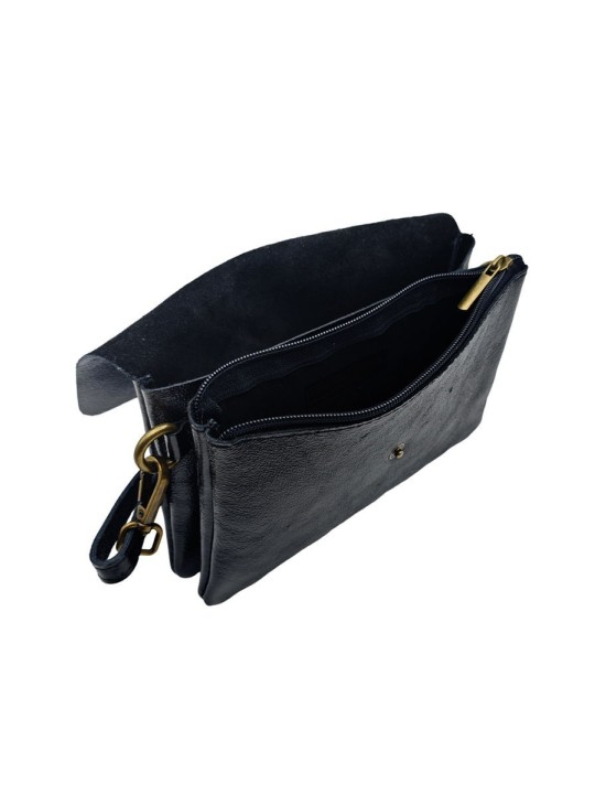 Soleil Chic Pochette bandoulière Camomille Large Noir Irise