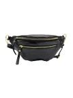 Chic Sac banane cuir Noir Irise