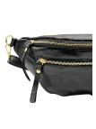 Chic Sac banane cuir Noir Irise