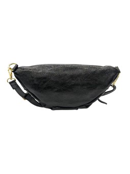 Chic Sac banane cuir Noir Irise