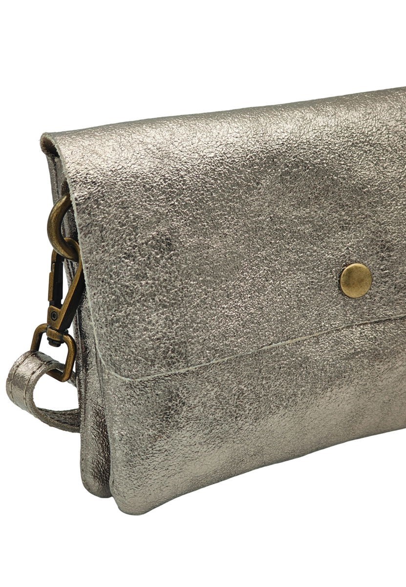 Soleil Chic Pochette bandoulière Camomille Large Champagne Irise