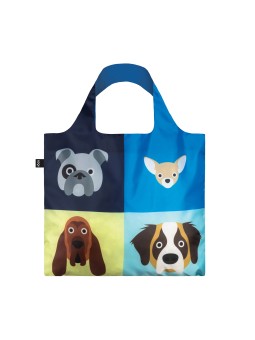 Sac RECYCLE Avec Pochette Zip Stephen Cheetham Chiens - LOQI