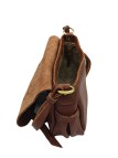 Mila Louise Sac Besace Bess Ecaille Cognac