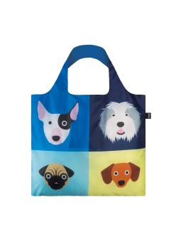 Sac RECYCLE Avec Pochette Zip Stephen Cheetham Chiens - LOQI