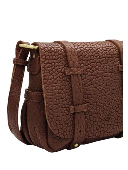 Mila Louise Sac Besace Bess Ecaille Cognac