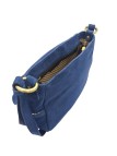 Mila Louise Sac Besace Bess Velours Encre Bleu