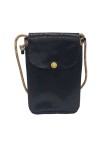 Mila Louise Sac Pochette portable en cuir ROEL BB Noir