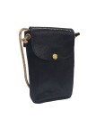 Mila Louise Sac Pochette portable en cuir ROEL BB Noir