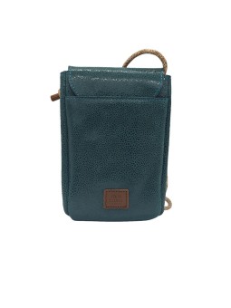 Mila Louise Sac Pochette portable en cuir ROEL BB Turquoise