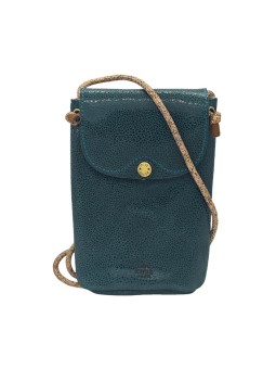 Mila Louise Sac Pochette portable en cuir ROEL BB Turquoise