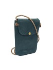 Mila Louise Sac Pochette portable en cuir ROEL BB Turquoise