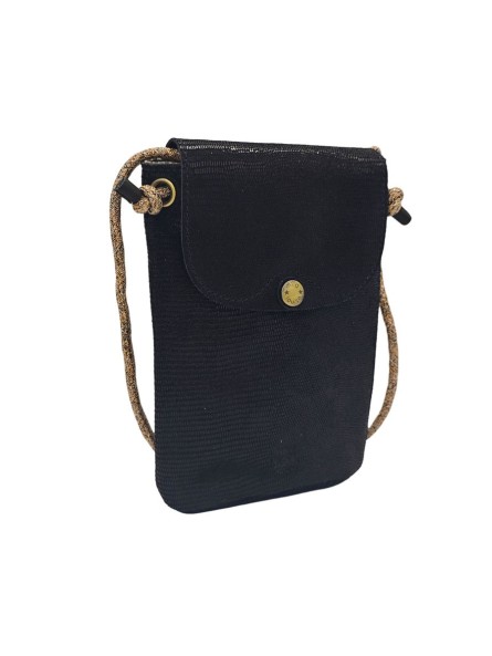 Mila Louise Sac Pochette portable en cuir ROEL LZ Noir