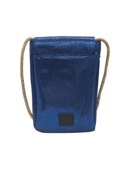 Mila Louise Sac Pochette portable en cuir ROEL LZ Encre Bleu