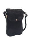 Mila Louise Sac Pochette portable en cuir ROEL M LZ Noir