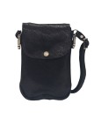 Mila Louise Sac Pochette portable en cuir ROEL M LZ Noir