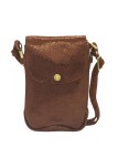 Mila Louise Sac Pochette portable en cuir ROEL M LZ Cognac