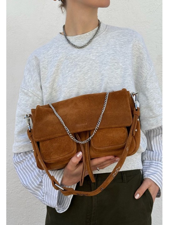 NEUVILLE MAX SUEDE CARAMEL