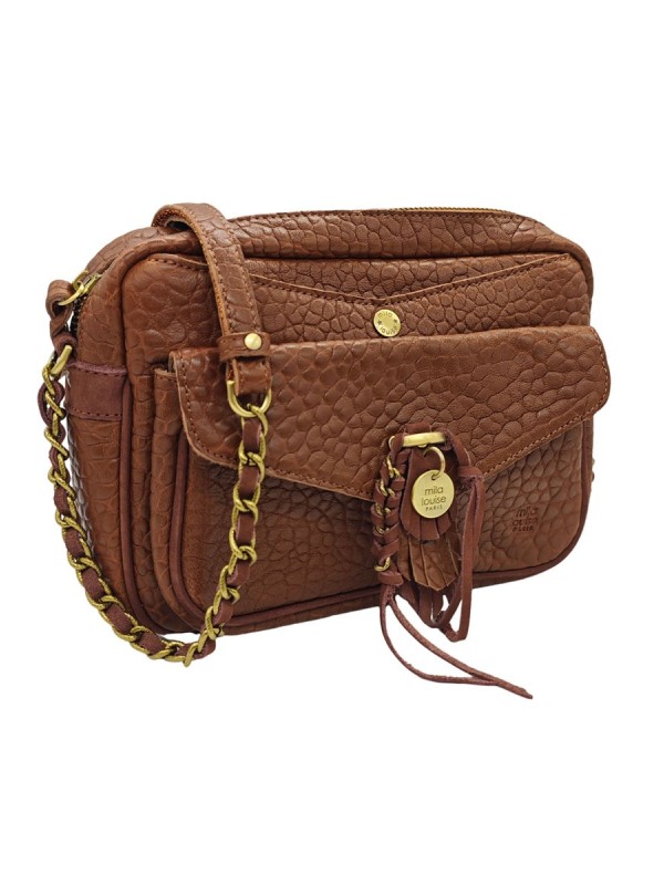 Mila Louise Sac Besace Orelia E Cognac