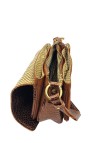 Mila Louise Sac Besace cuir Shelby J Cognac