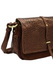 Mila Louise Sac Besace cuir Shelby J Cognac