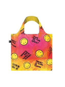 Sac RECYCLE Avec Pochette Zip SmileyTime to Smile Collectors Edition - LOQI