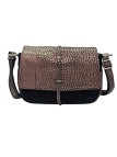 Mila Louise Sac Besace cuir Shelby J noir