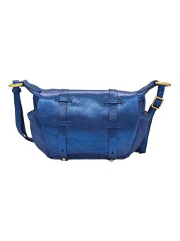 Mila Louise Mini Sac Besace BERNA X Encre Bleu