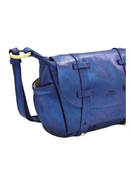 Mila Louise Mini Sac Besace BERNA X Encre Bleu