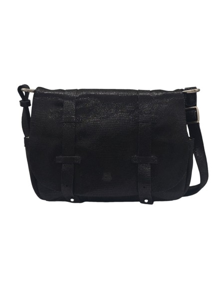 Mila Louise Sac Besace Bess Lézard Noir