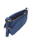 Mila Louise Sac Besace Bess Lézard Encre Bleu