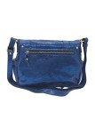 Mila Louise Sac Besace Bess Lézard Encre Bleu