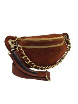 Mila Louise Sac Banane PETRA V Cognac