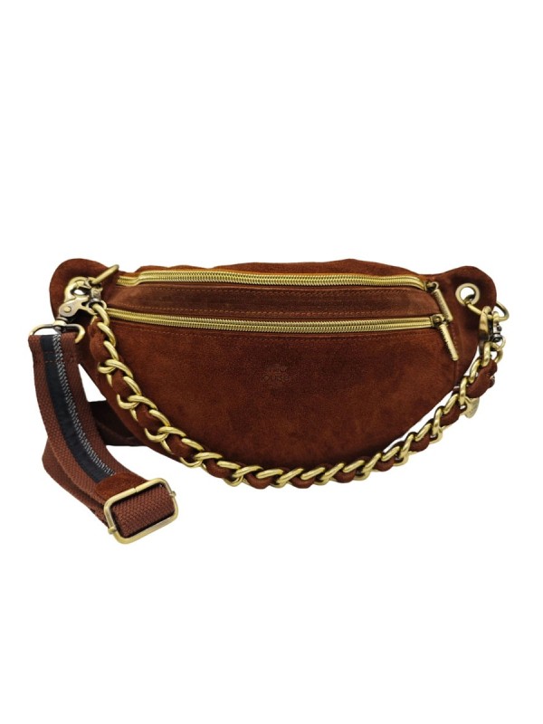 Mila Louise Sac Banane PETRA V Cognac