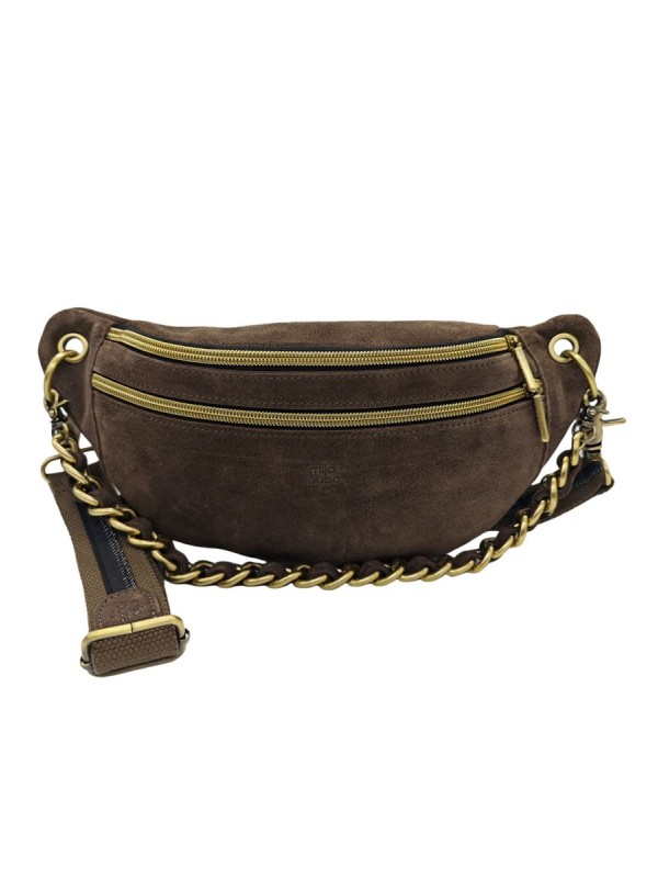 Mila Louise Sac Banane PETRA V Taupe fume