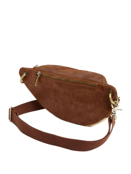 Mila Louise Sac Banane PETRA TVX Moumoute Cognac Nude