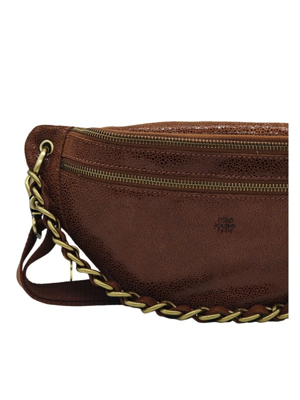 Mila Louise Sac Banane PETRA BB Cognac