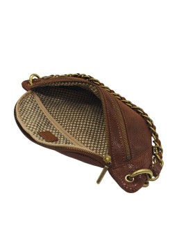 Mila Louise Sac Banane PETRA BB Cognac