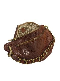 Mila Louise Sac Banane PETRA BB Cognac